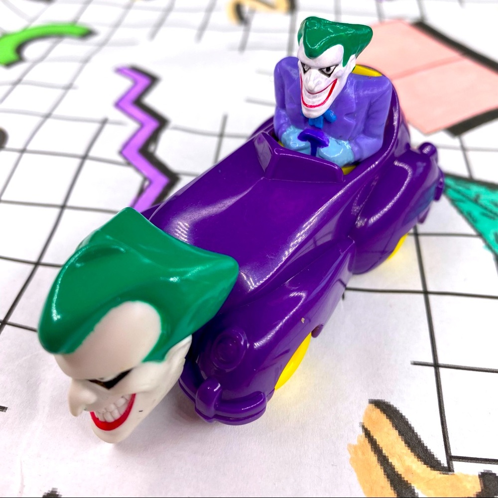 SOLD 10 for $10 Vintage 1993 McDonald’s Batman the Joker Car